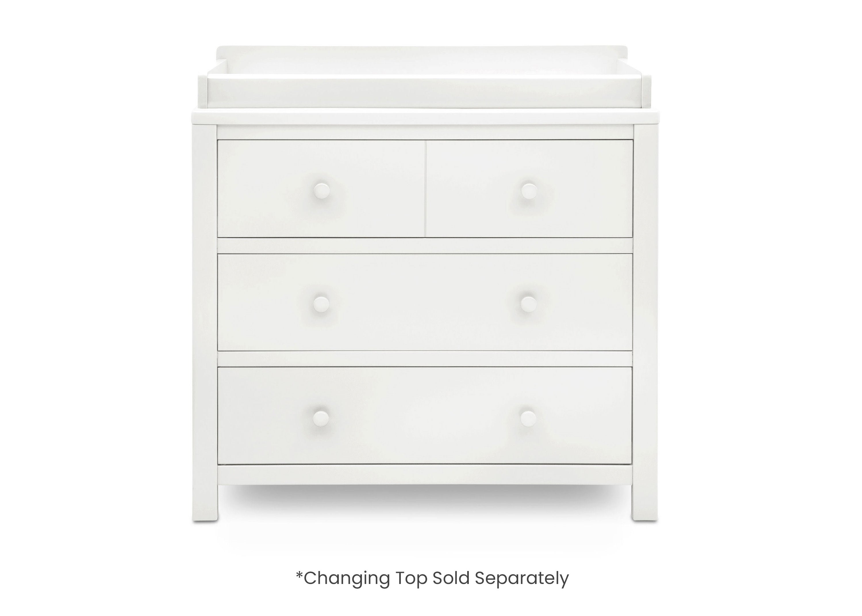 3 Drawer Dresser with Interlocking Drawers - Sturdy Wooden Bedroom Storage Organizer for Clothes, Accessories & Home Decor | Perfect for Bedroom, Nursery & Dorm Room Organization