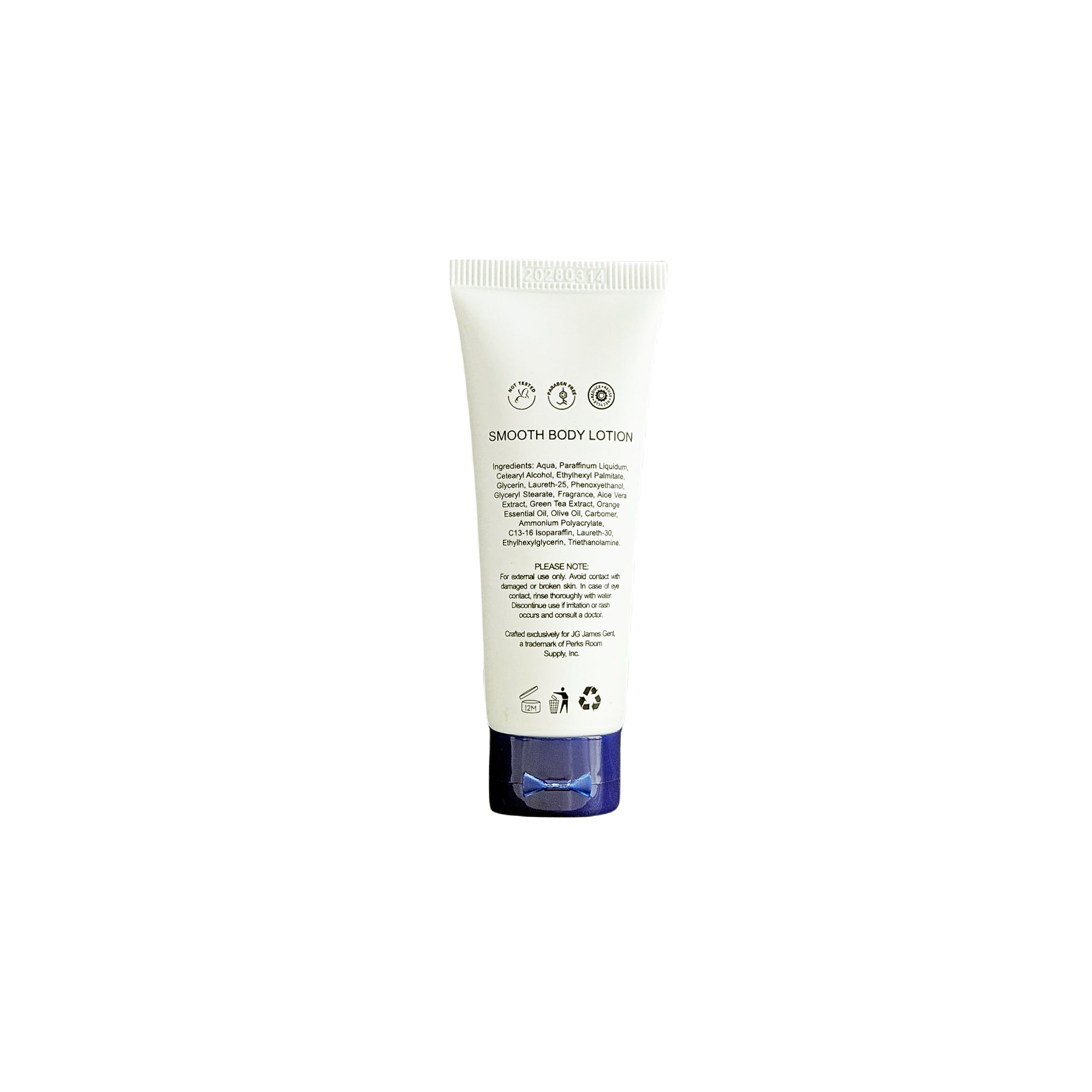 50 / 200 Pack James Gent Body Lotion 1oz Travel Size - Moisturizing Lotion for Men, Bulk Hotel Toiletries, Perfect for Travel, Gym, Hotels & Gifts