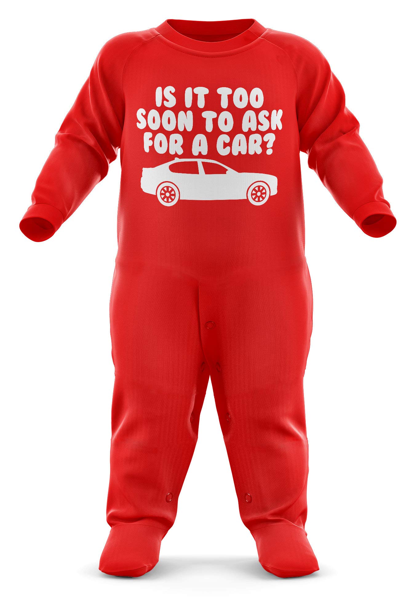 Funny Car Baby Romper - Newborn One-Piece for Christmas & Birthdays