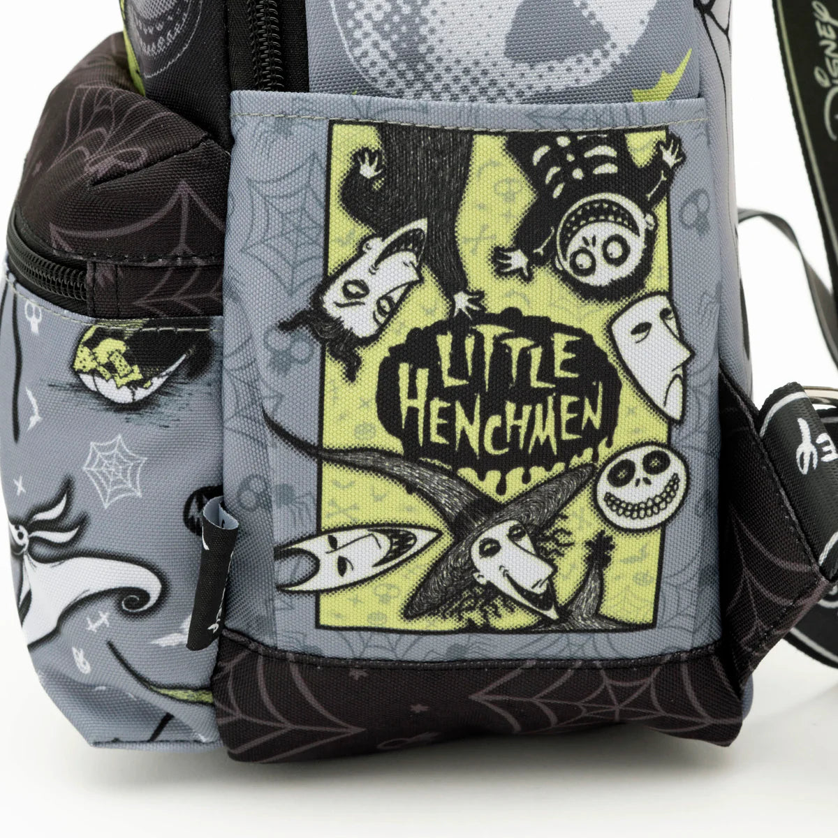 Wonda Pop Oogie Boogie 13-Inch Mini Nylon Backpack for Kids & Adults - Perfect for Halloween Costumes, Disney Trips, and Everyday Use