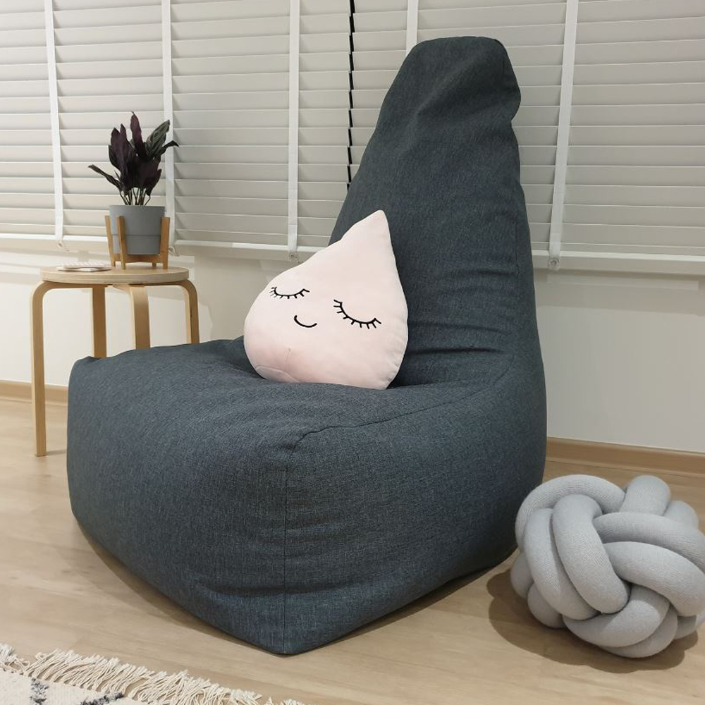 Premium Milly Bean Bag Chair - Ergonomic Support & Unique Modern Design for Living Room, Bedroom, or Game Room Relaxation