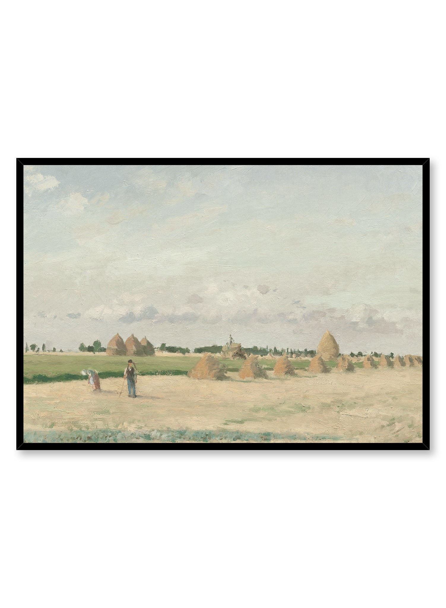 Landscape of Ile de France - High Quality Art Poster Print for Home & Office Wall Decor - Perfect for Living Room, Bedroom or Gift