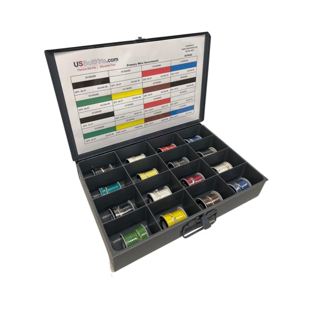 Premium GPT Wire Assortment Kit - High-Quality Electrical Wires for DIY Projects, Home Repairs & Automotive Applications