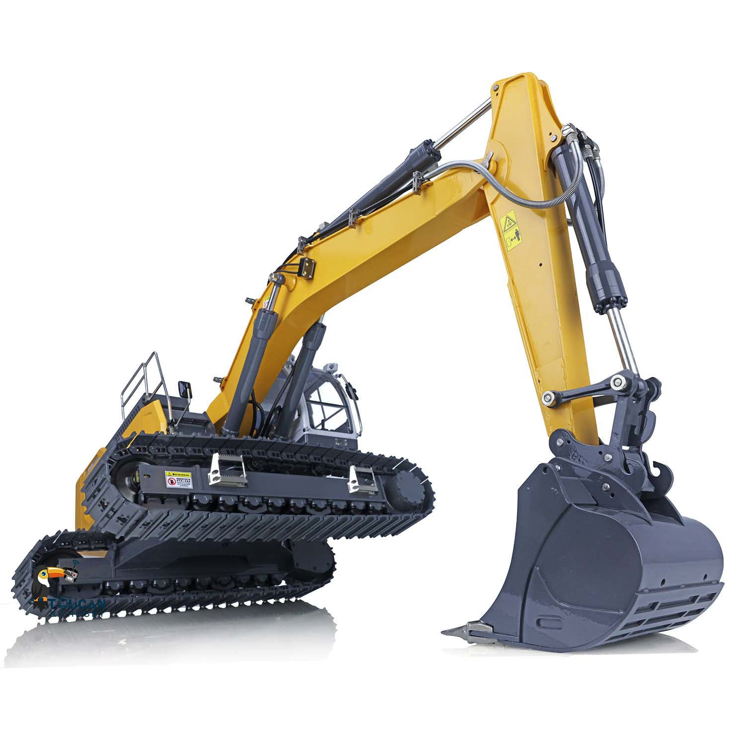 1/14 Scale Hydraulic RC Excavator L945 - Metal Construction Vehicle with Remote Control, RTR (Ready-to-Run) Toy Truck Model - Includes Transmitter & Battery - Perfect for Construction Enthusiasts & Outdoor Play
