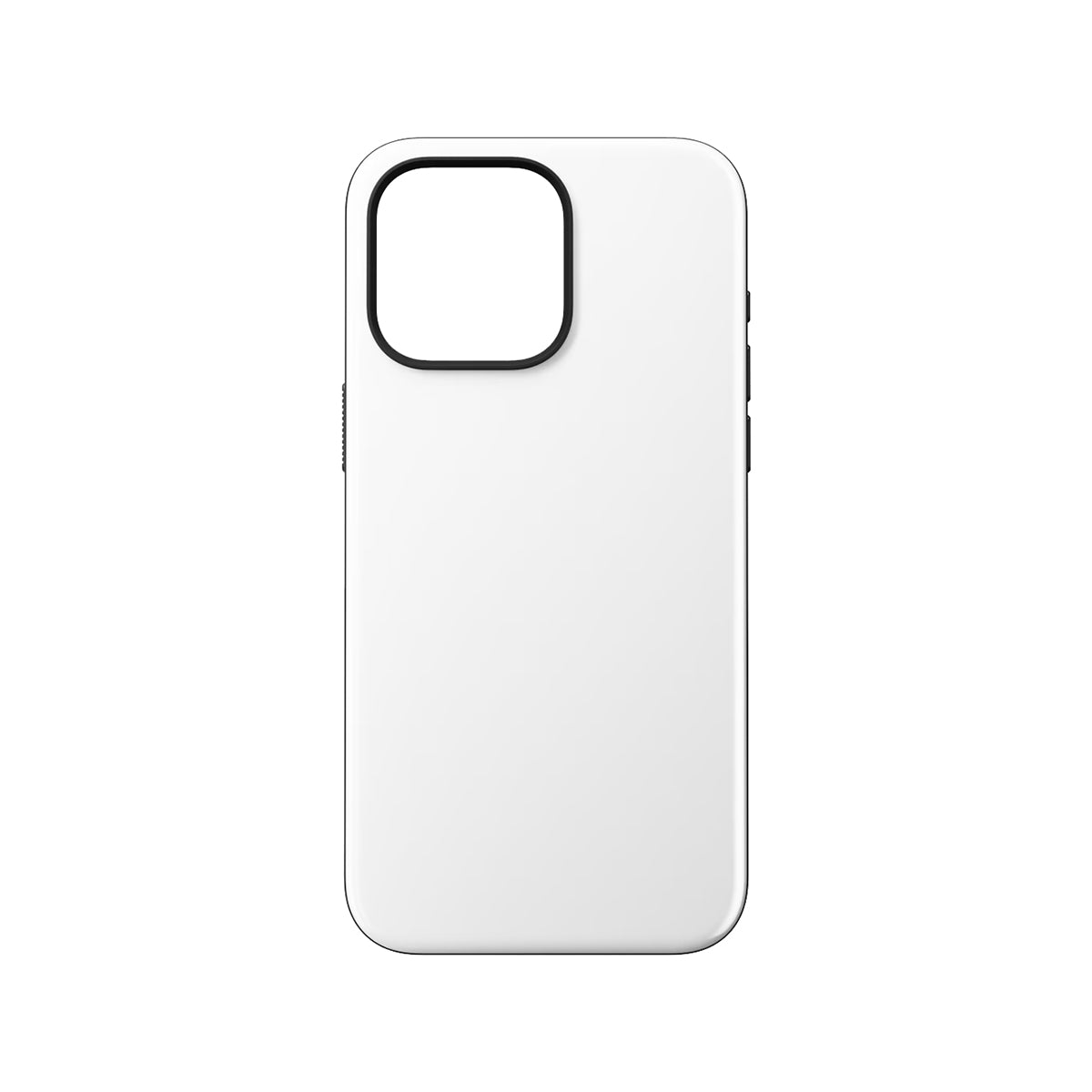 Nomad Sport Case for iPhone 15 Pro Max - Durable Protective Cover, Slim Fit & Wireless Charging Compatible - Perfect for Outdoor Activities, Gym & Daily Use (White)