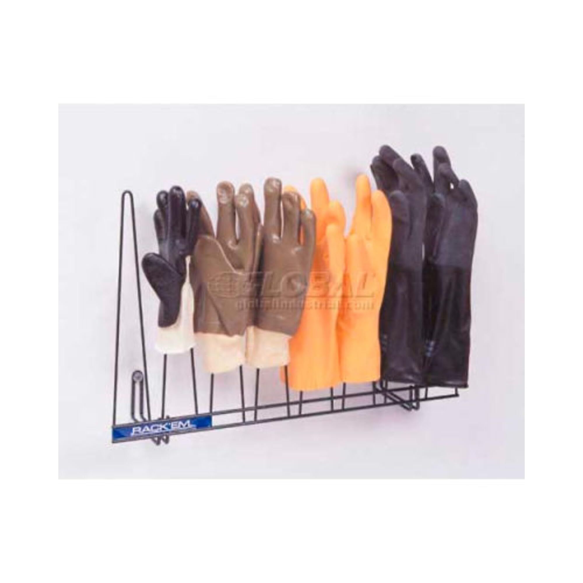 Stainless Steel Glove Rack 2054-STNLS - Heavy Duty Organizer for Kitchen, Garage & Laundry Room Storage