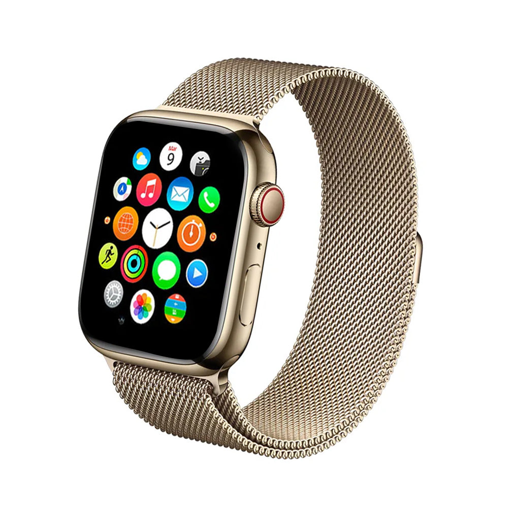 Apple Watch Series 7 GPS + Cellular 45mm Stainless Steel Case - Smartwatch for Fitness Tracking, Heart Rate Monitoring & Calls - Perfect for Workouts, Swimming & Everyday Use