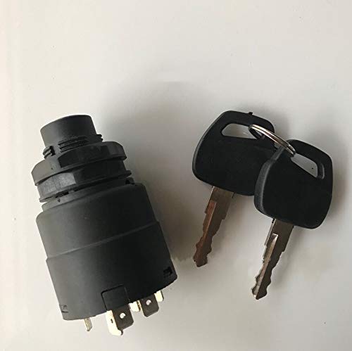 Linde Forklift Ignition Switch 603 Power Starter Switch Lock (7 Wires) - Replacement for Forklift Electrical System | Heavy-Duty Construction Equipment Parts