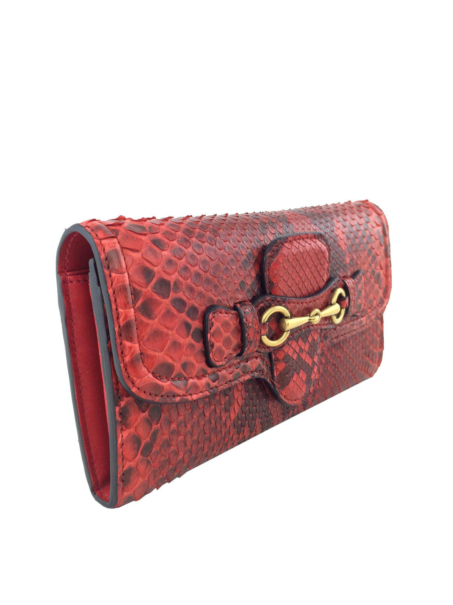 Gucci Lady Web Python Continental Wallet - Luxury Designer Wallet for Women | Perfect for Everyday Use, Travel & Special Occasions