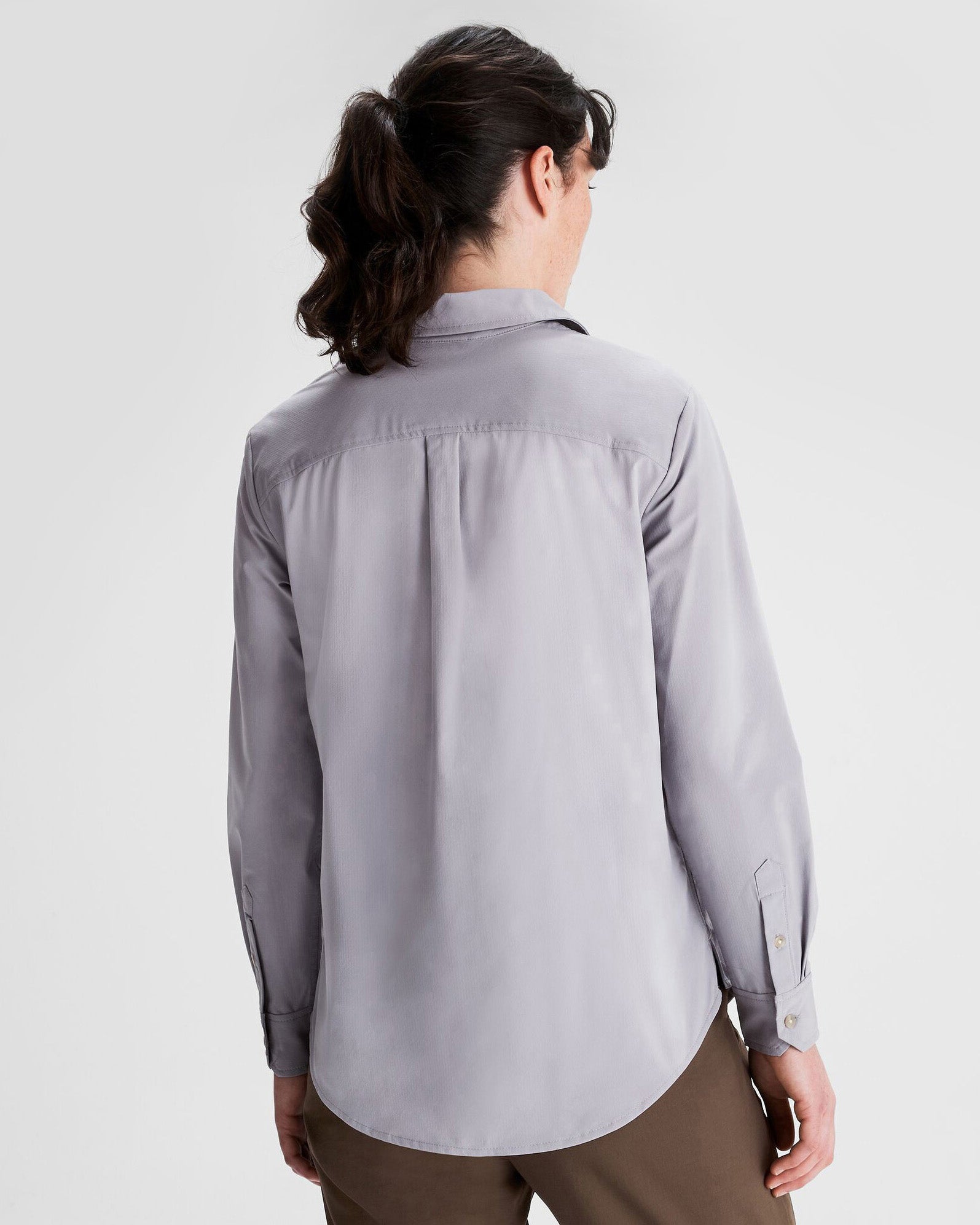 Women's Corsair Long Sleeve Shirt - Light Haze | Comfortable Casual Top for Everyday Wear, Work & Outdoor Activities
