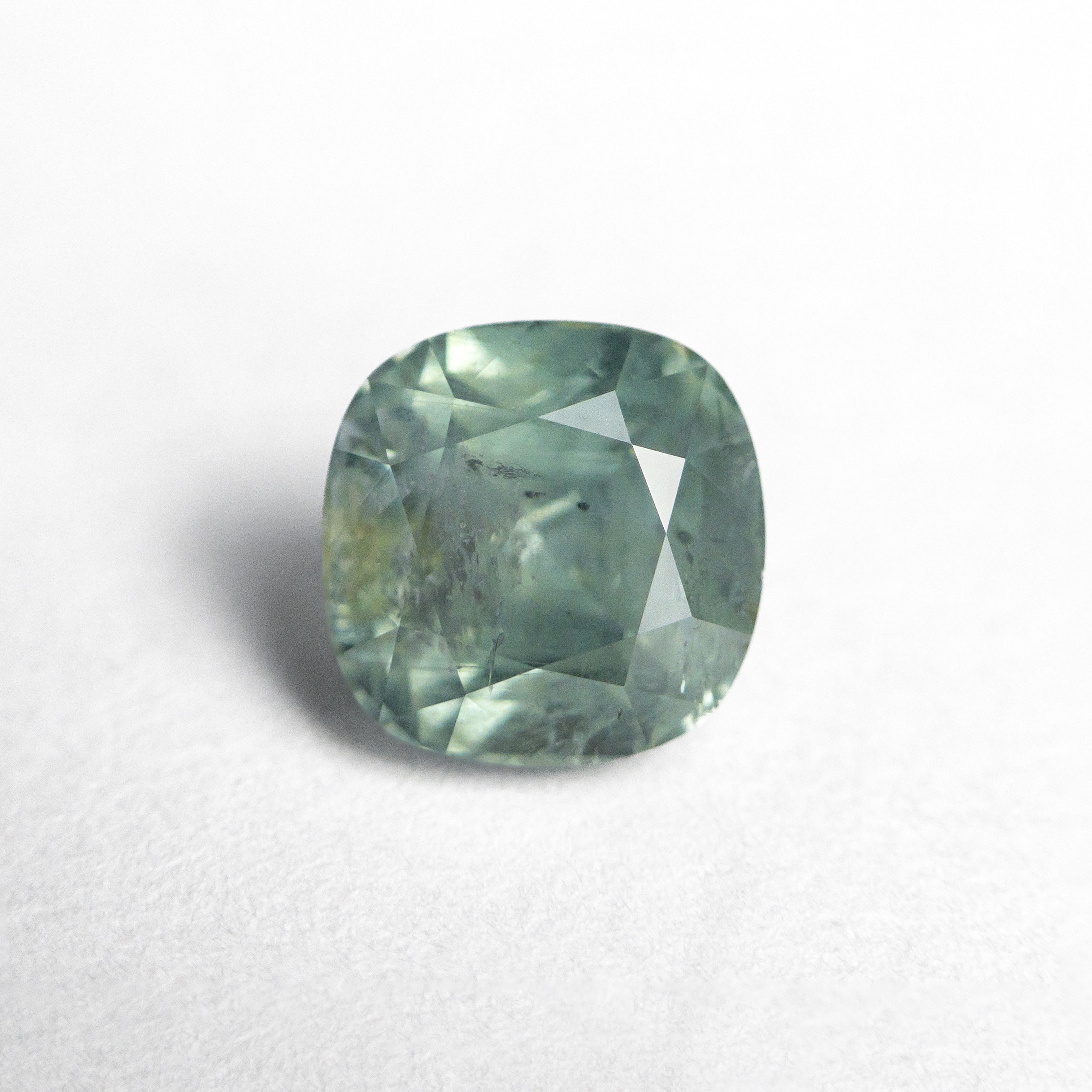 2.45ct Cushion Cut Blue Sapphire Gemstone - 6.92x6.88x5.71mm Natural Loose Sapphire for Jewelry Making, Engagement Rings & Fine Jewelry - Perfect for Bridal, Anniversary & Special Occasion Gifts