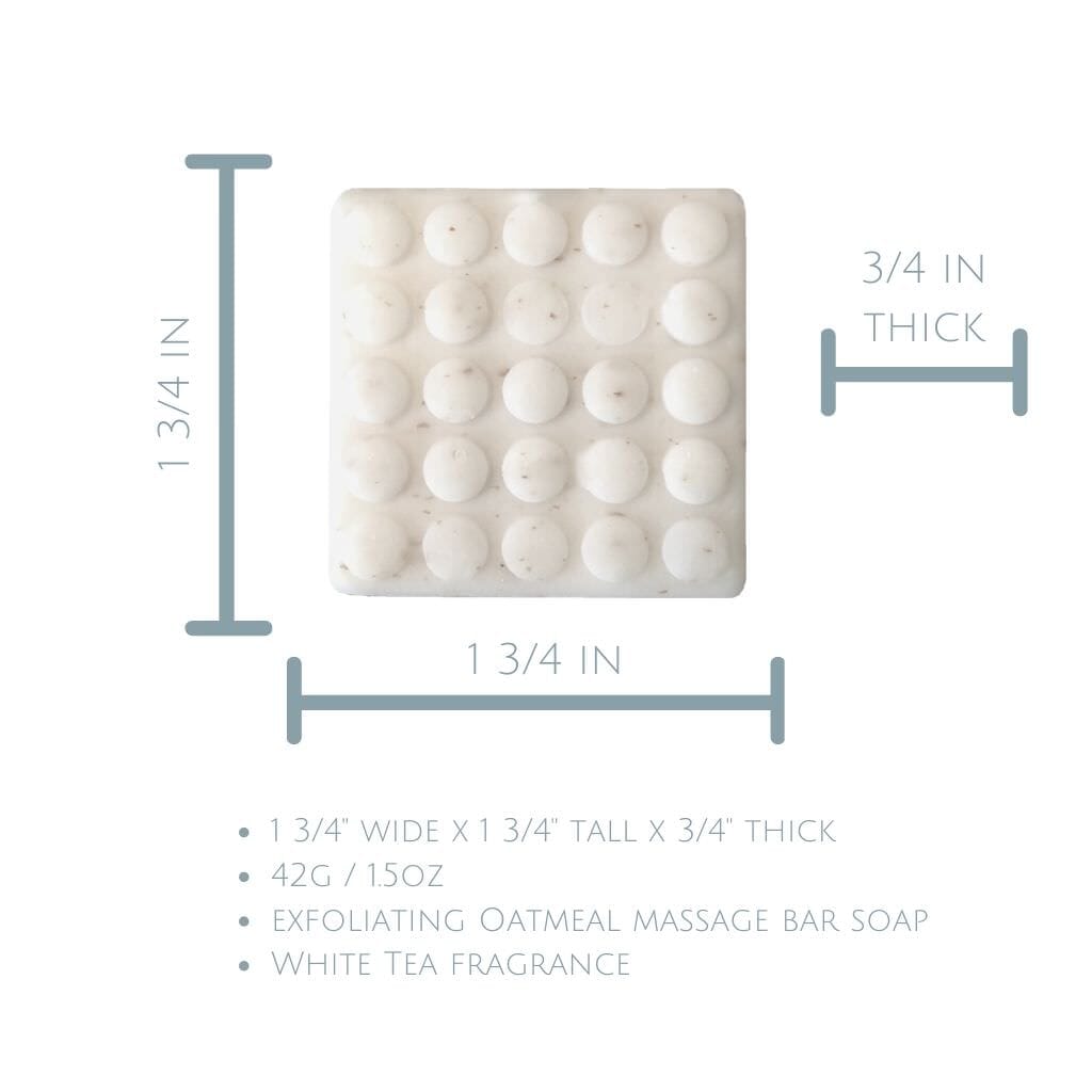Haus & Haven Massage Bar Soap 1.5oz - Natural Moisturizing & Relaxing Body Soap for Spa, Aromatherapy & Self-Care at Home