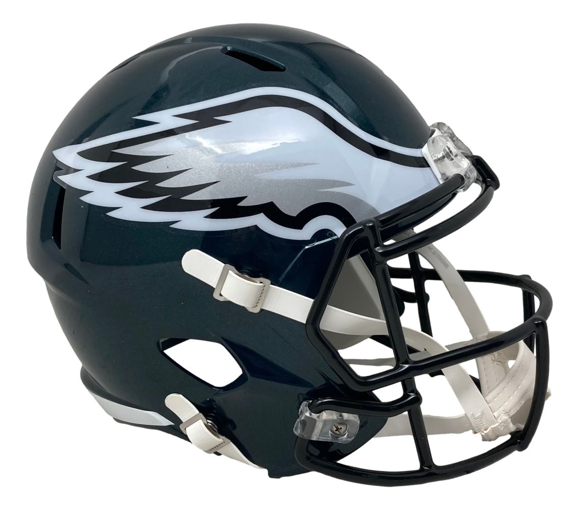Jordan Mailata Autographed Philadelphia Eagles Super Bowl 59 Replica Football Helmet - Limited Edition Collectible for Eagles Fans, Sports Memorabilia Display & Gift for NFL Enthusiasts