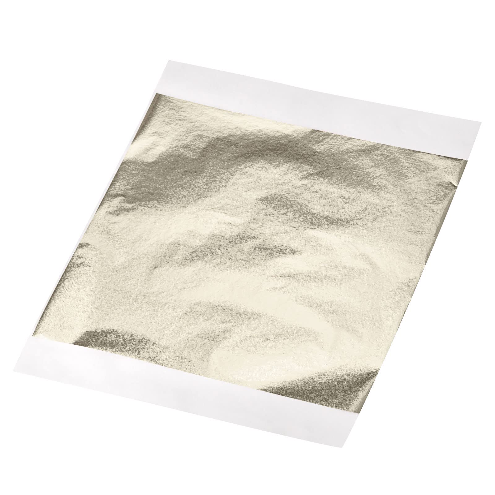 Premium Gold & Silver Leaf Foil Sheets - 5.3 x 5.1 Inch (Pack of 100) for Art Decoration, Sculptures, Painting, DIY Crafts - Perfect for Gilding, Home Décor & Wedding Invitations