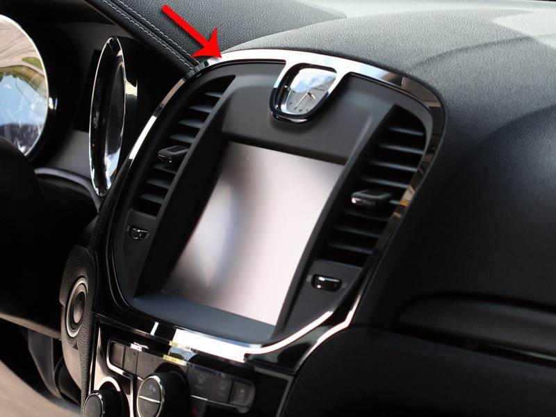 Polished Chrome A/C Vent Trim Rings for 2011-2014 Chrysler 300 - 2-Piece Set | Interior Car Accessories Upgrade | Perfect for Dashboard Customization & Luxury Enhancement