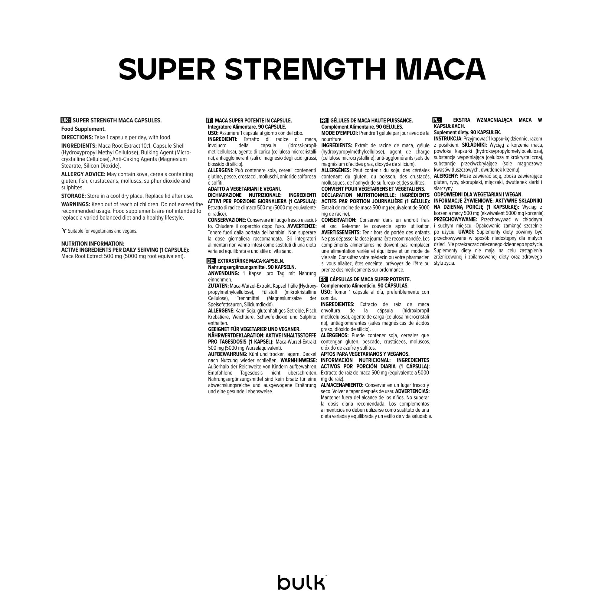Premium 5000mg Peruvian Maca Root Capsules - Super Strength Maca Supplement (90 Count) - Natural Energy Booster for Men & Women - Supports Stamina, Vitality & Hormonal Balance - Great for Workout Recovery & Daily Wellness