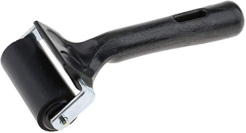 6cm Rubber Brayer Roller for Printmaking, Ink Stamping & DIY Crafts - Perfect for Linocut, Block Printing & Art Projects