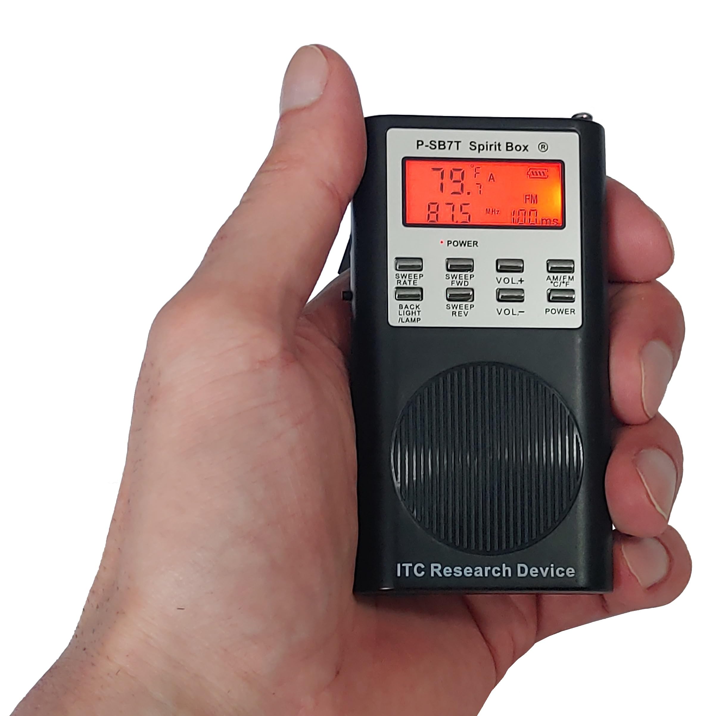 P-SB7 Spirit Box ITC Rev 7 Ghost Hunting Equipment - FM/AM Paranormal Research Radio for EVP & Ghost Communication - Perfect for Paranormal Investigations, Haunted Locations & Ghost Hunting Adventures