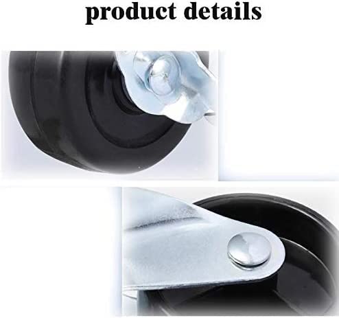 Universal 40mm Solid Rubber Feet Pads - 5 Pack for Furniture, Tool Carts, Shelves & More - Non-Slip, Durable Floor Protectors for Home & Office Use