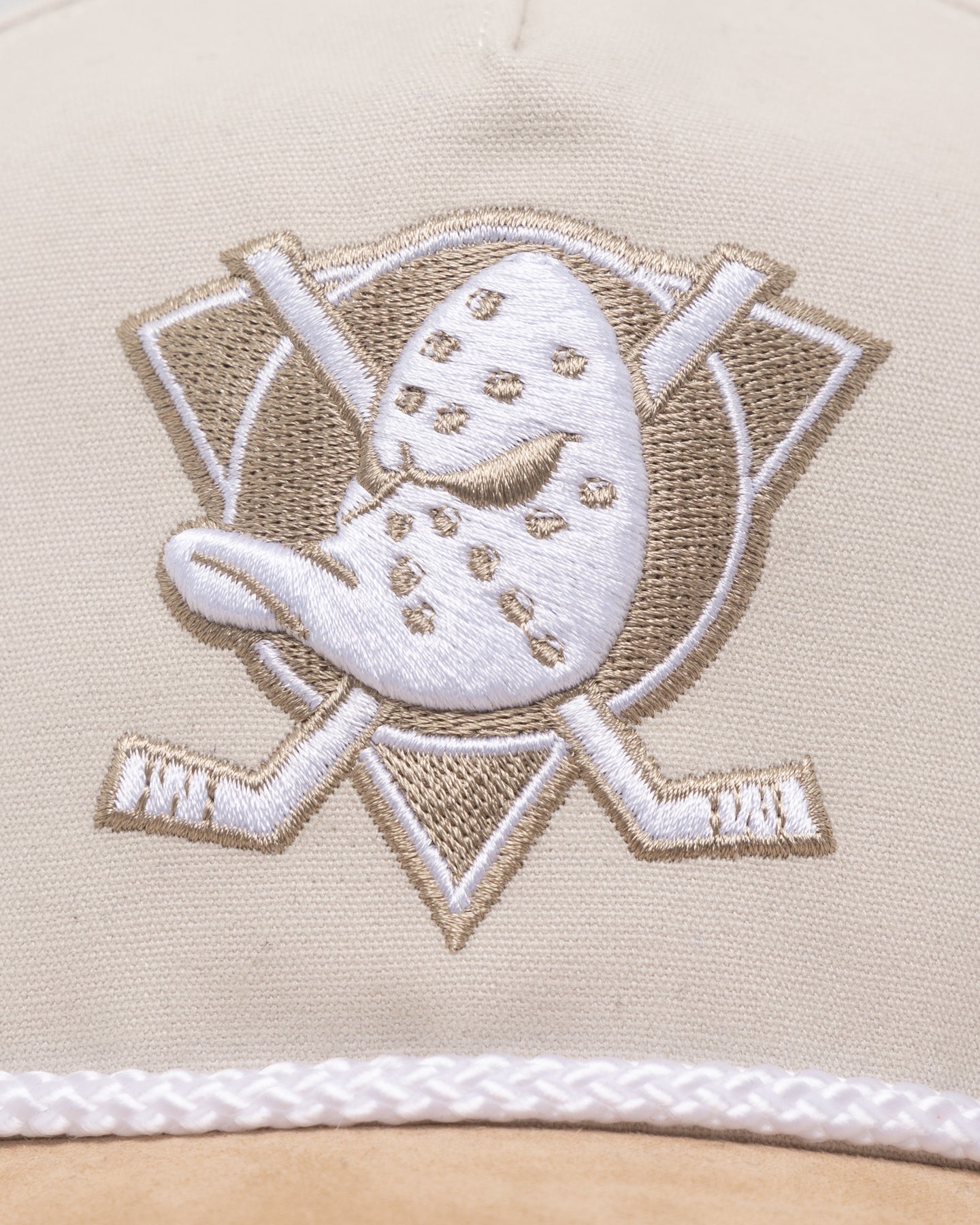 47 Brand Anaheim Ducks Snapback Hat - Sand Dune Bone/Khaki Adjustable Baseball Cap for Men & Women - Perfect for Sports Games, Outdoor Activities and Casual Wear