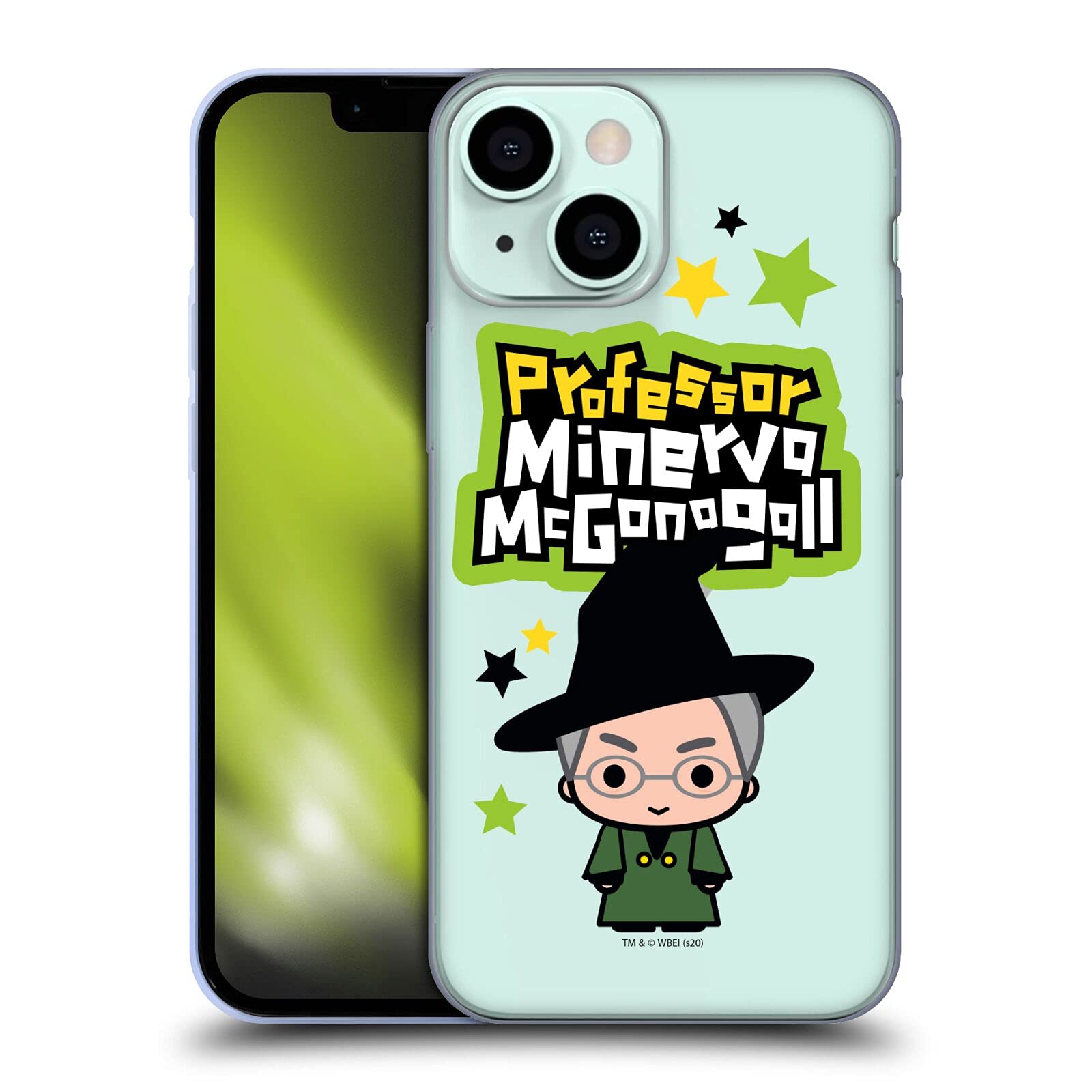 Harry Potter Professor McGonagall Deathly Hallows XXVIII Soft Gel Case for iPhone 13 Mini | Officially Licensed by Head Case Designs | Perfect for Fans, Collectors, and Daily Use