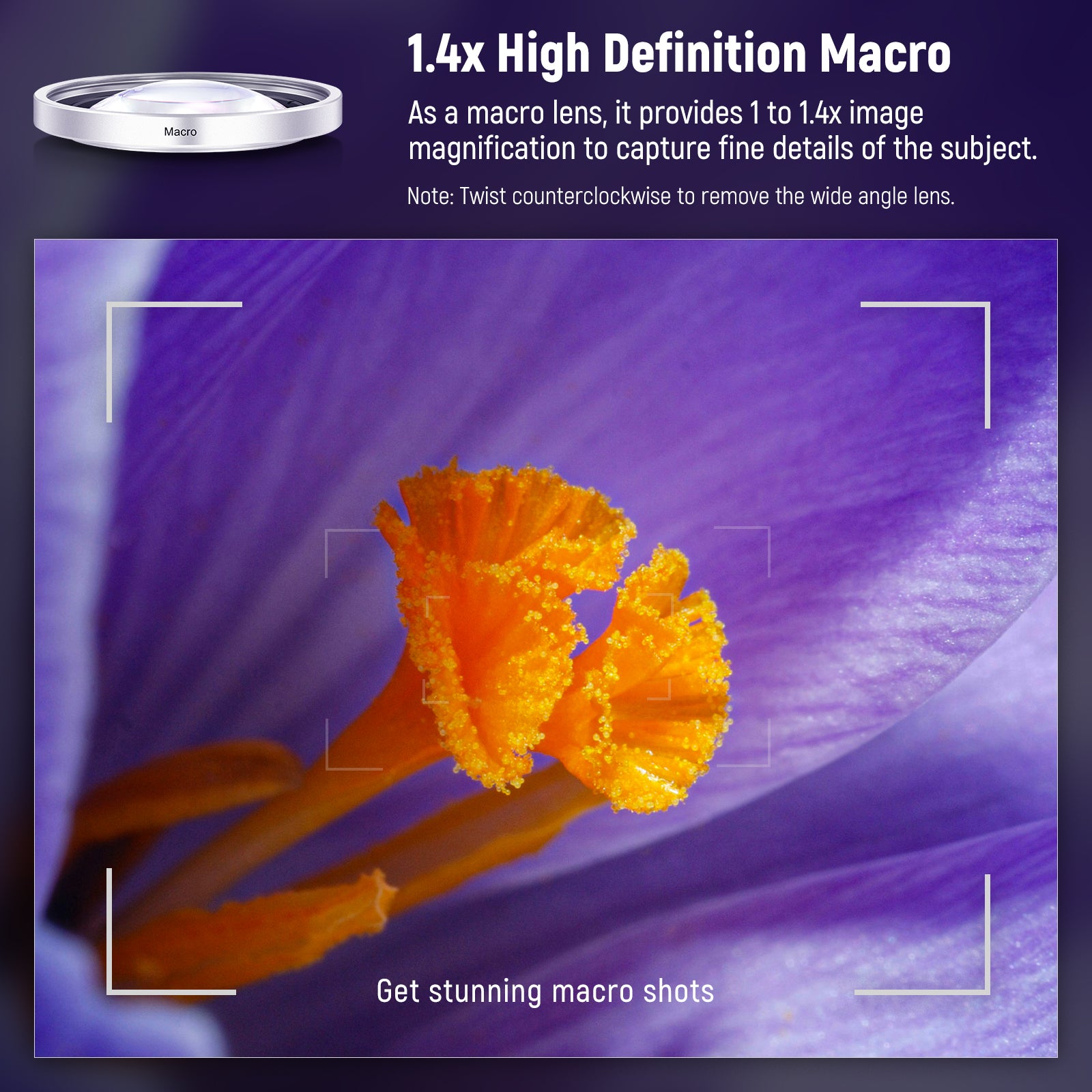 NEEWER LS 47 49mm 0.75x Wide Angle & 1.4x Macro Lens for Fujifilm X100 Series Cameras - Perfect for Landscape Photography and Close-Up Shots