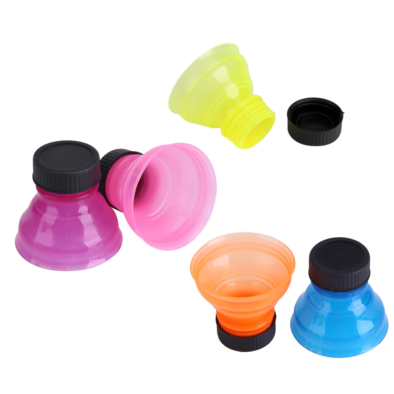 6-Pack Reusable Snap-On Can Lids - Leak-Proof Bottle Caps for Soda, Beer & Energy Drinks | Perfect for Picnics, BBQs & Outdoor Activities