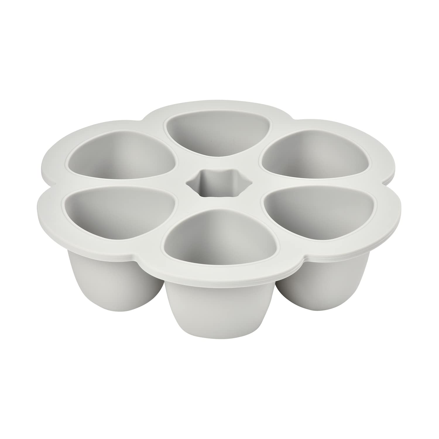 BEABA Premium Silicone Baby Food Freezer Tray with Clip-On Lid - 3oz BPA-Free Ice Cube Tray for Homemade Puree Storage | Made in Italy | Perfect for Meal Prep, Breastmilk & Baby Food Portioning