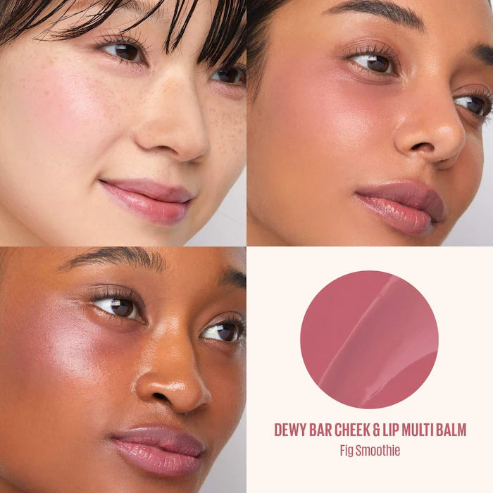 Kaja Dewy Bar Lip & Cheek Balm - Natural Blush & Tint for Lips & Cheeks | Vegan, Cruelty-Free Makeup | Perfect for Everyday Glow & On-The-Go Touch Ups