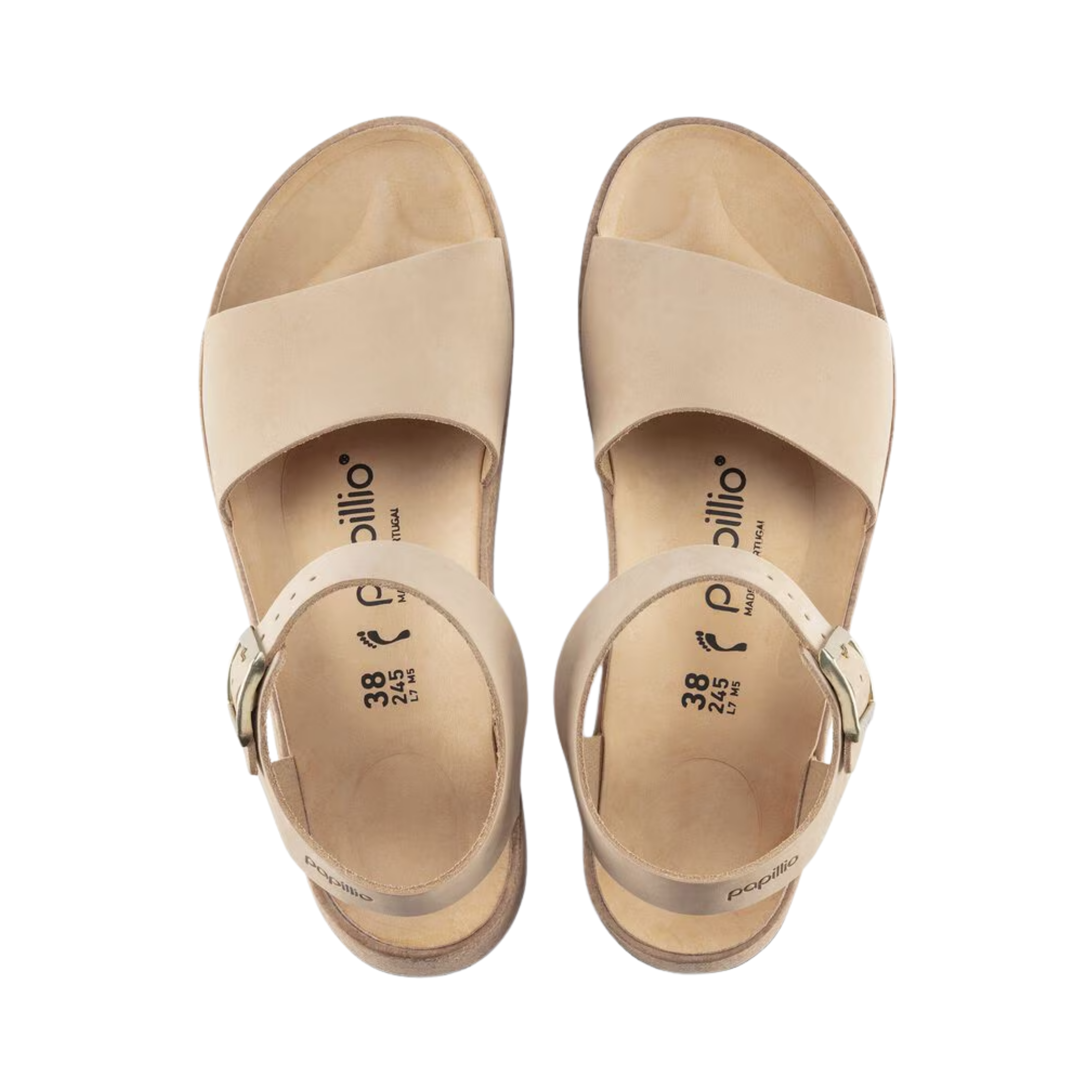 Women's Glenda Nubuck Leather Sandals - Comfortable Casual Summer Shoes for Beach, Vacation & Everyday Wear