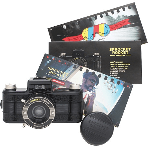 Lomography Sprocket Rocket Panoramic 35mm Film Camera - Wide Angle Photography for Travel, Street & Creative Shots - Perfect for Film Enthusiasts & Analog Photography Lovers