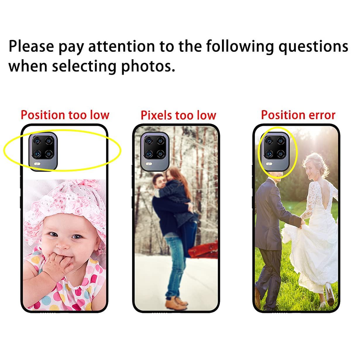 Customized Photo Case for ZTE Blade A51 - Personalized Picture Phone Cover with Shockproof Silicone Protection, Soft Candy Design - Perfect Christmas Birthday Thanksgiving Gift (Black) | Great for Daily Use, Travel Protection & Special Occasion Gifting