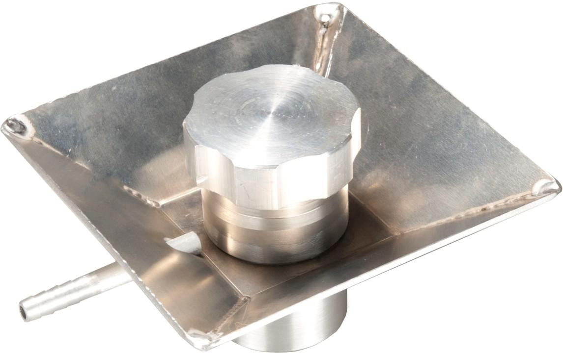 OBP Splash Bowl with 40mm or 50mm Outer Diameter Filler Neck - Perfect for Marine, Automotive, and Industrial Fluid Management Systems