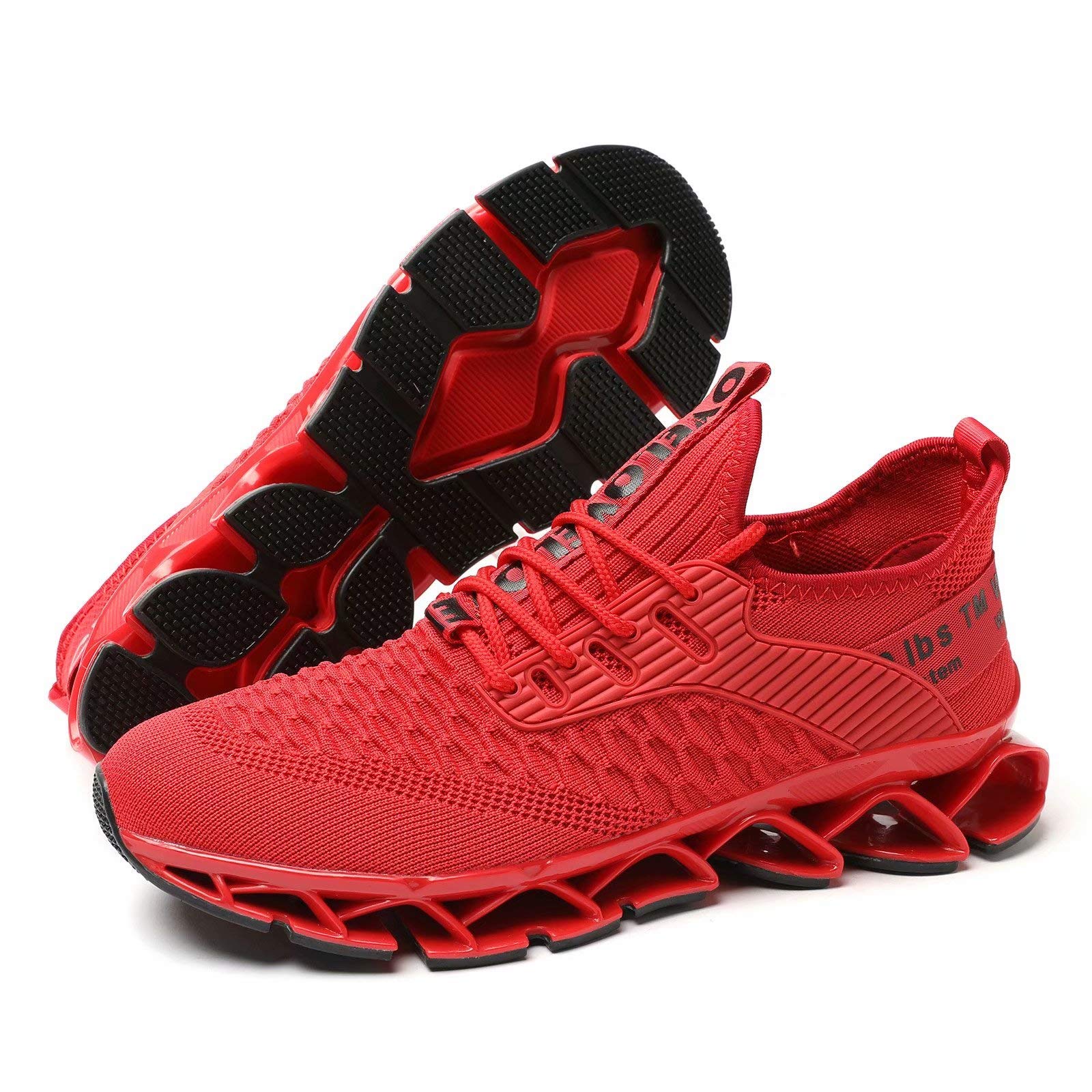 Chopben Men's Running Shoes - Non-Slip Blade Design, Breathable Mesh & Soft Sole for Athletic Walking - Perfect for Jogging, Gym Workouts & Casual Wear