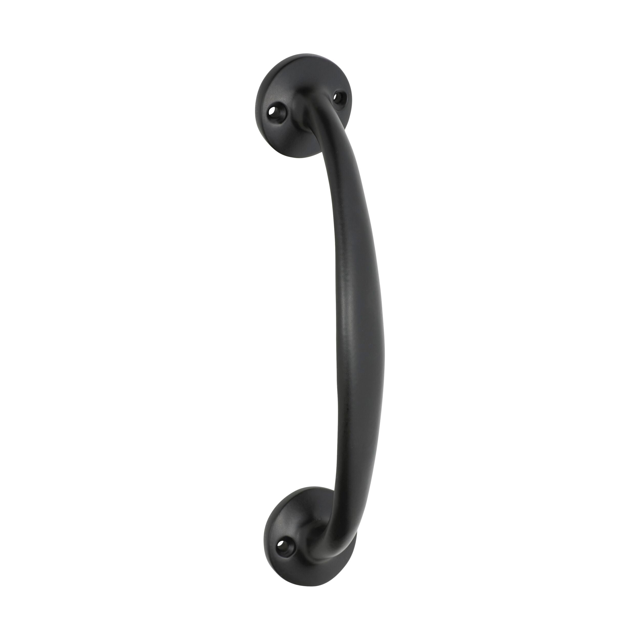 Vintage 1967 Retro Pull Handle Telephone - Matte Black Finish (L187xP45mm) - Perfect for Home Decor, Office, and Film Props