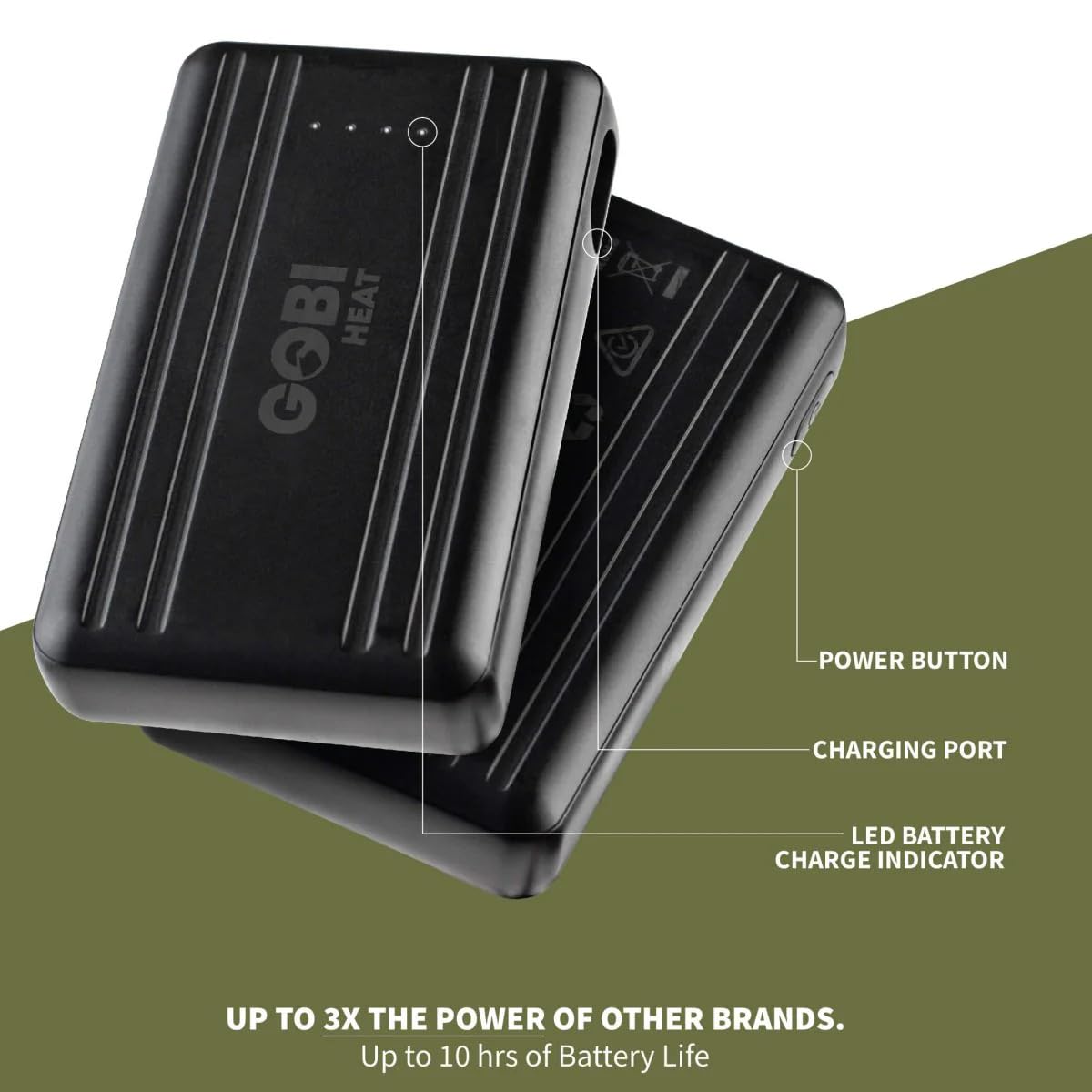 Stealth II Heated Glove Liners - 6 Hours Continuous Warmth | Rechargeable Battery & USB Charger Included | Full Finger Heating Technology | Onyx Black | Perfect for Skiing, Snowboarding & Winter Outdoor Activities