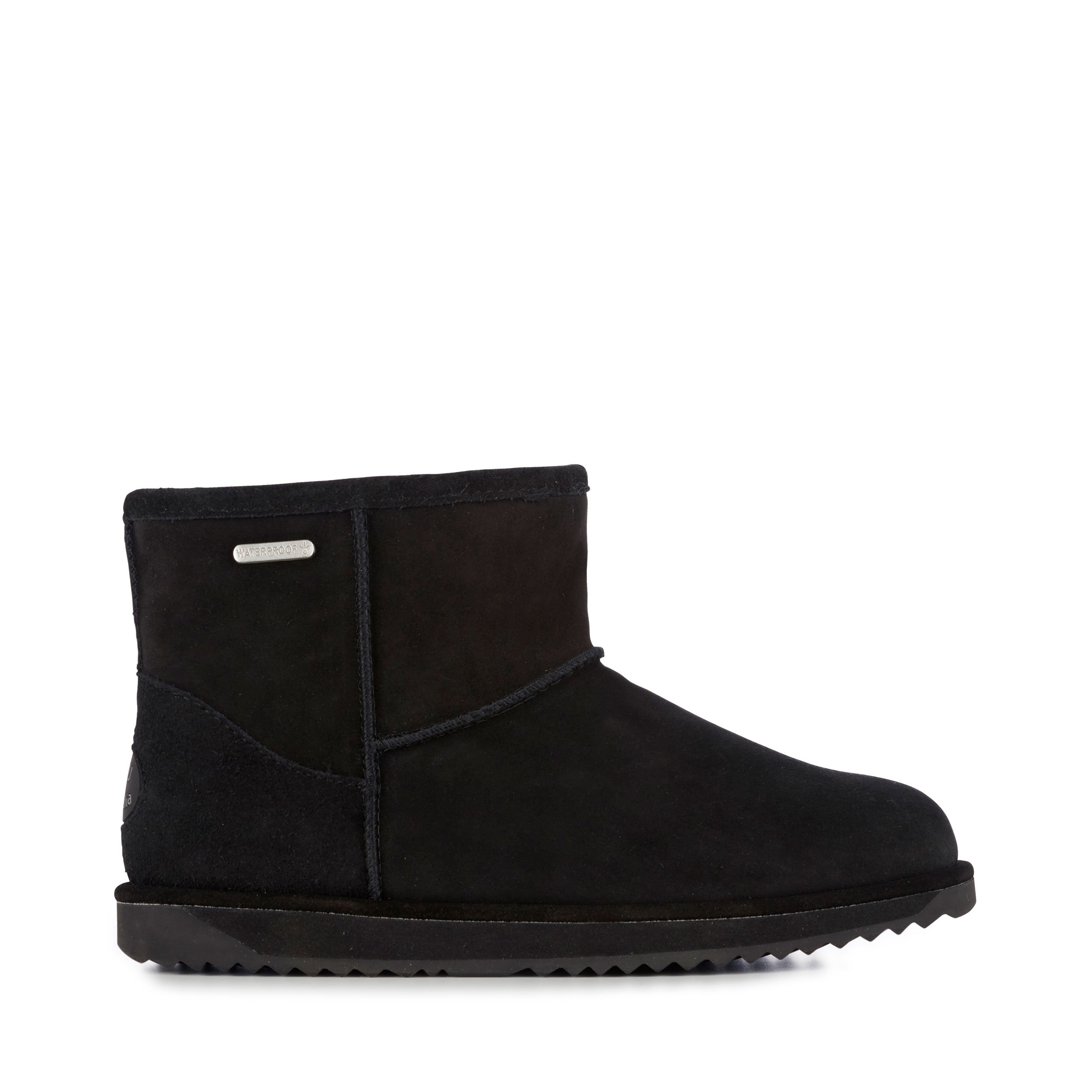 EMU Australia Paterson Mini Women's Waterproof Sheepskin Boots - Size 5 Black - Comfortable Winter Boots for Casual Wear & Outdoor Activities