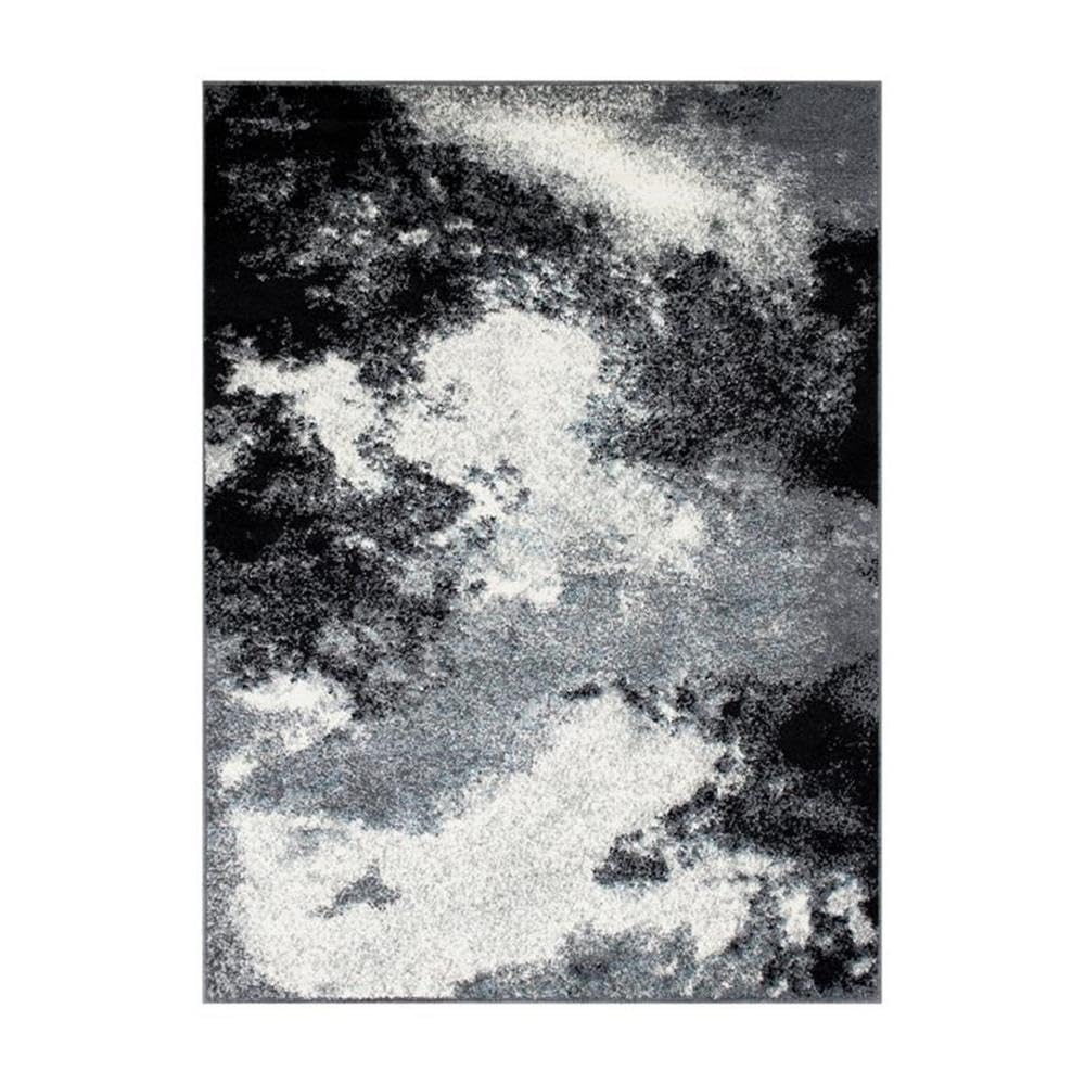 Nicolette Contemporary Gray 5'x7' Area Rug by Furniture of America - Soft Fabric for Living Room, Bedroom & Office Decor