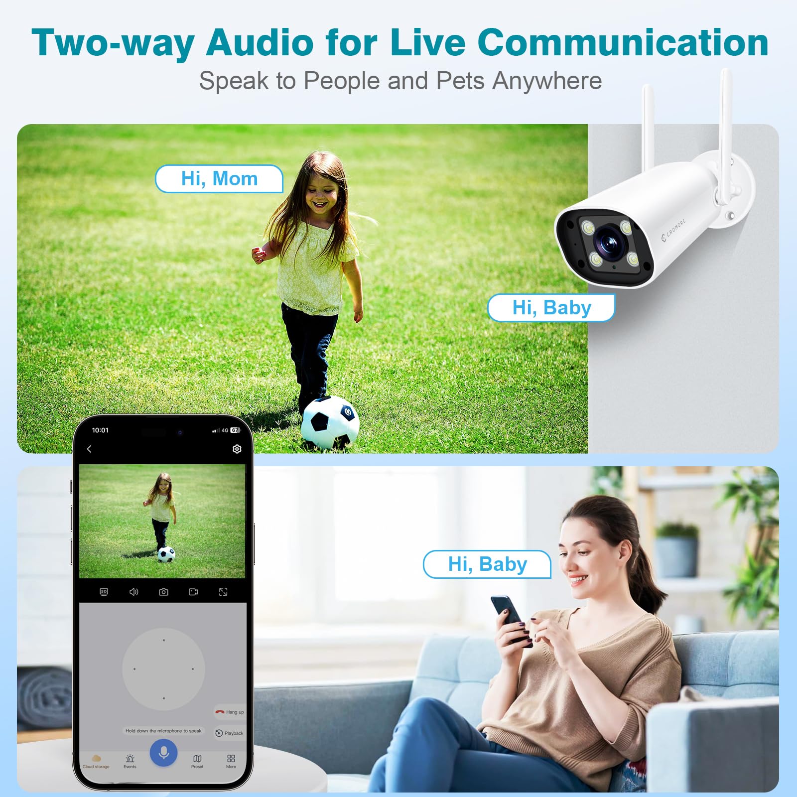 16CH Wireless Security Camera System with 16