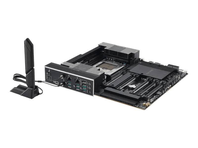 ASUS AMD Pro WS TRX50 SAGE WIFI sTR5 CEB Workstation Motherboard - High Performance for 3D Rendering, Video Editing & CAD Workstations