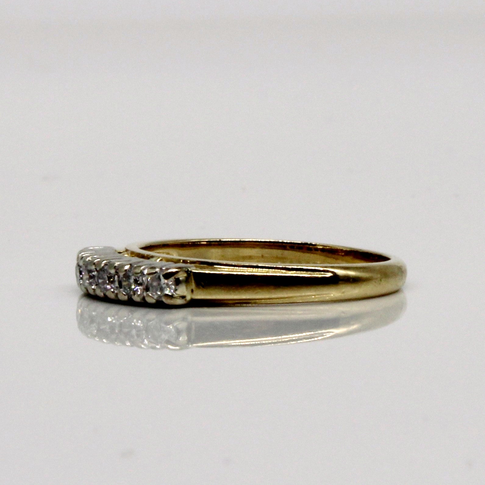 0.12ctw Channel Set Diamond Ring - Size 6.5 | Elegant Wedding Band, Anniversary Gift for Her | Perfect for Engagement, Proposal & Special Occasions