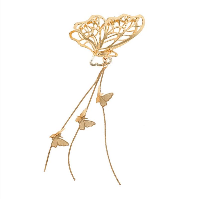 Butterfly Claw Hair Clips for Women - Metal Hair Accessories for Thin & Thick Hair - Perfect for Daily Styling