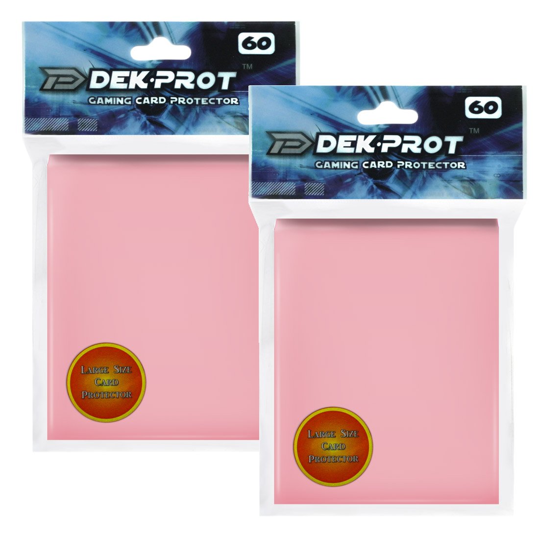 Premium Standard Card Sleeves - 60 Count Coral Pink for MTG, Pokemon & Yu-Gi-Oh Cards - Perfect for Gaming Tournaments, Collecting & Card Protection