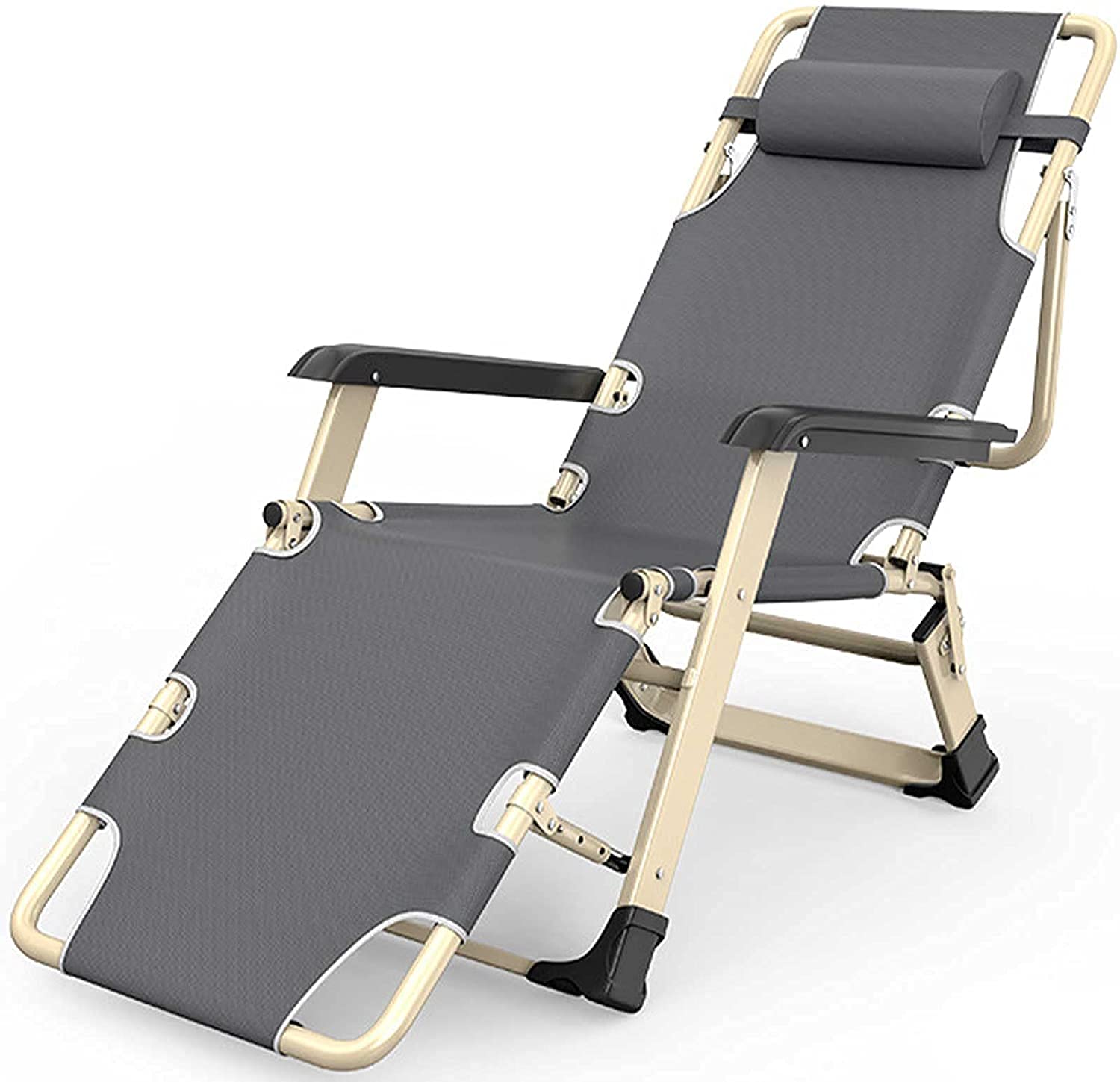 Livronic Zero Gravity Chair - Adjustable Folding Recliner for Outdoor, Patio, Poolside, Camping & Beach - Heavy Duty Lounge Chair with Cup Holder - Perfect for Backyard Relaxation, Sunbathing and Vacation