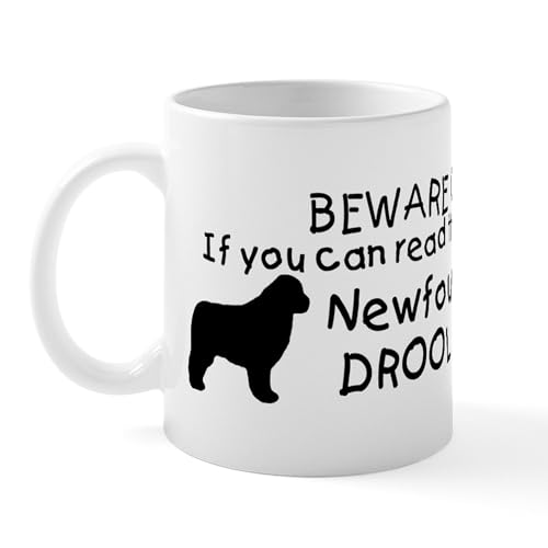 White - Newfoundland Dog Drool Zone Mug