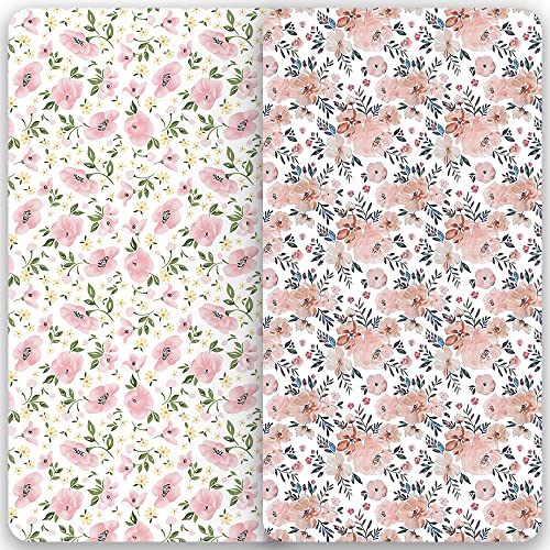 Meredith Allover Floral & Pale Pink Flowers