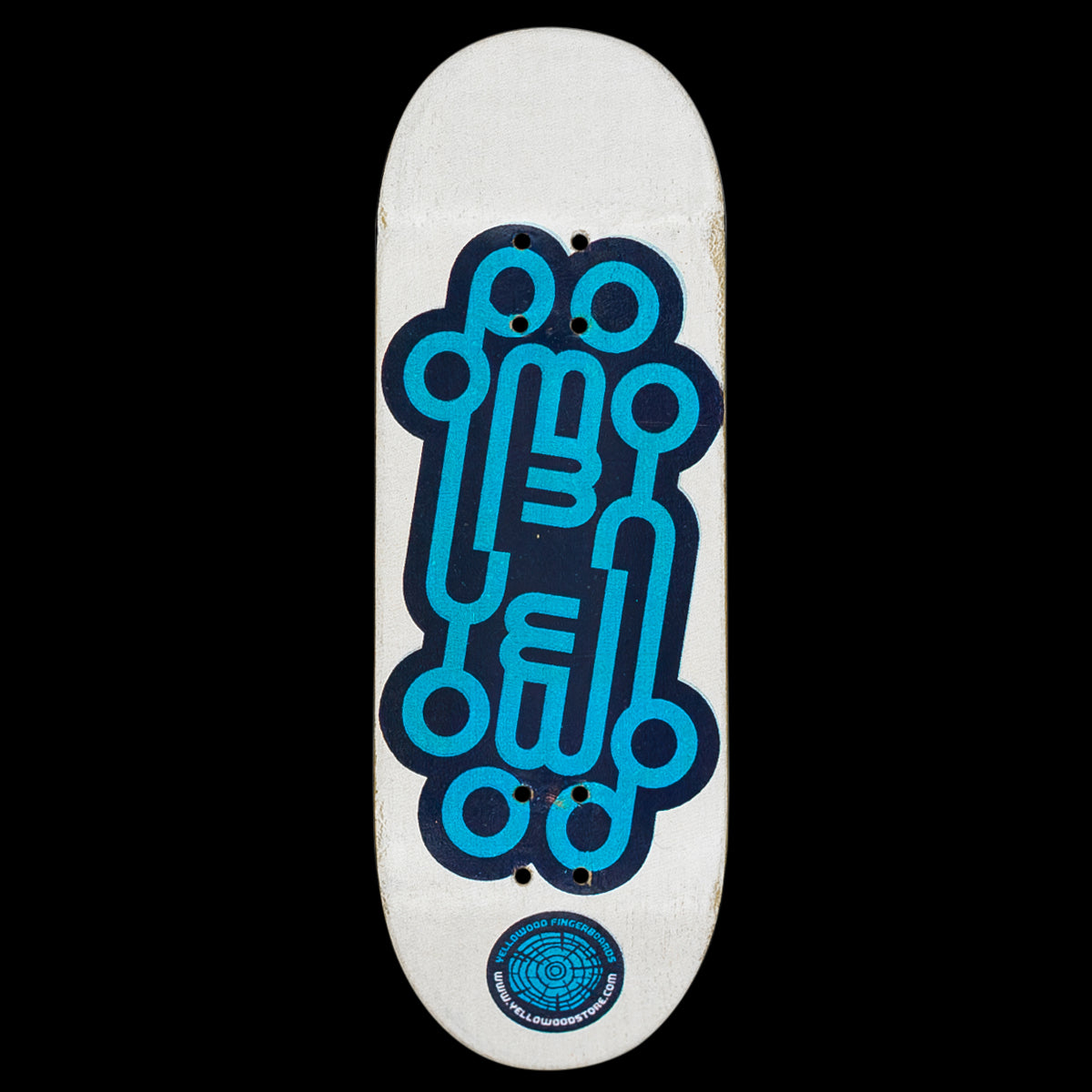 Yellowood Fingerboard Deck with Premium Logo - Perfect for Skateboarding Enthusiasts & Collectors | Great for Tricks, Practice & Display