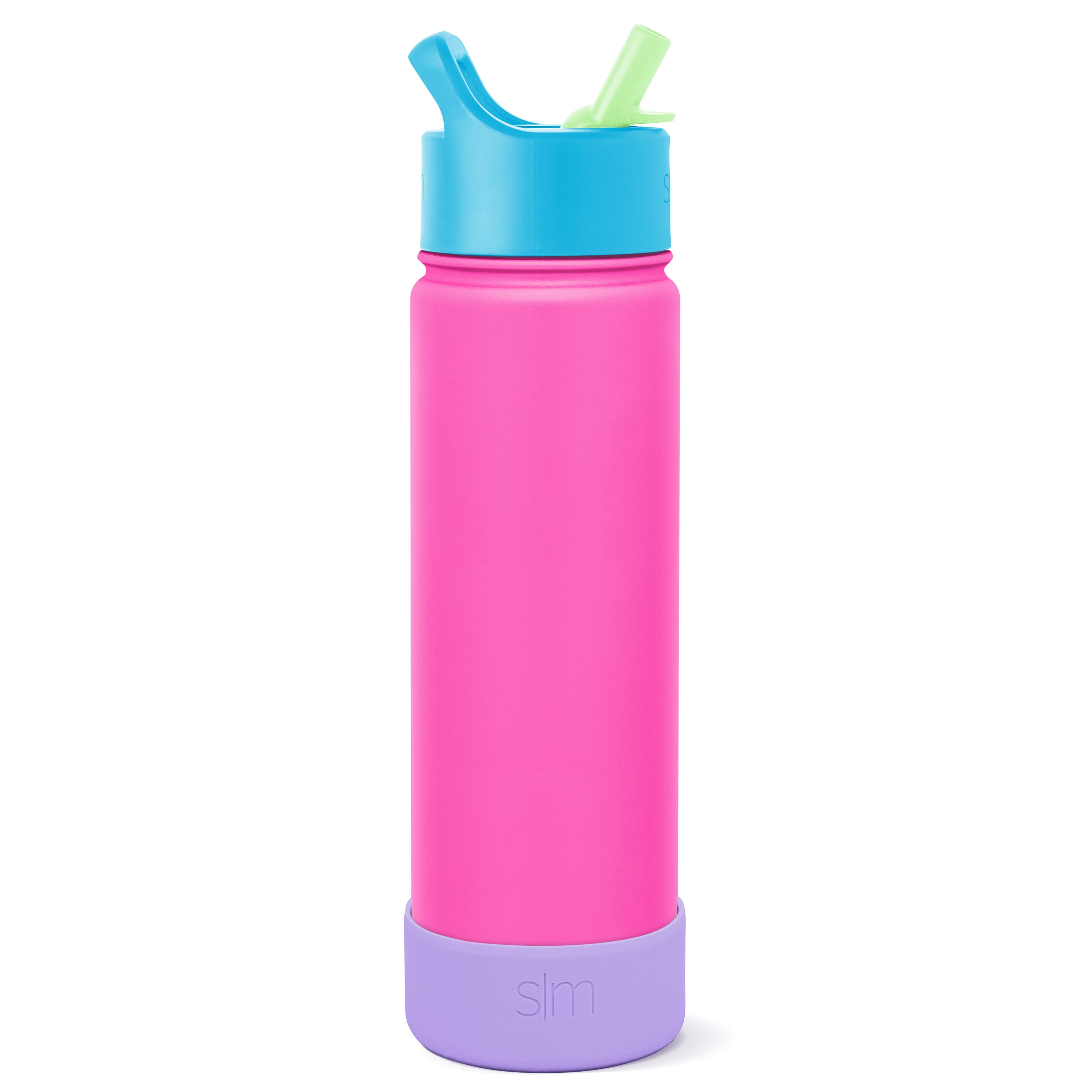 Summit Insulated Water Bottle with Straw Lid - Leakproof Stainless Steel Thermos for Hiking, Gym & Outdoor Activities