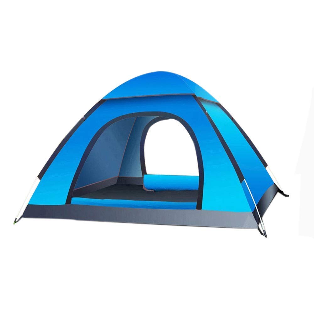 Thick Winter Waterproof Oxford Fabric Camping Tent for 3-4 People - Family Outdoor Tent with Rainproof & Foldable Design for Cold Weather Camping, Hiking, and Backpacking Adventures