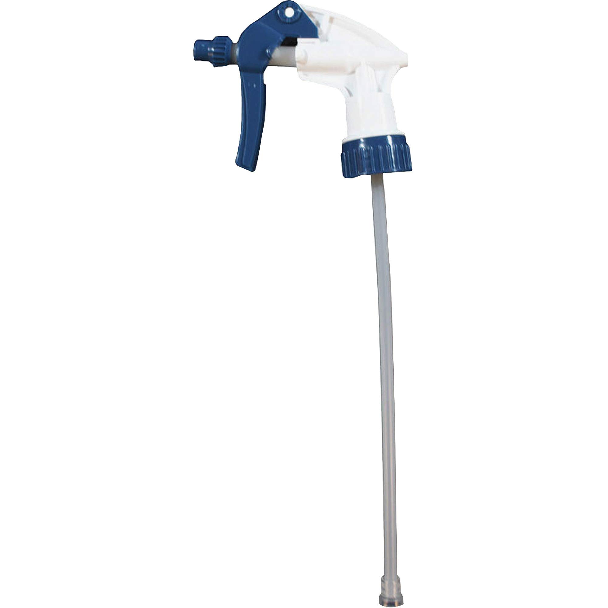 Lexon Heavy Duty Universal Trigger Sprayer - White & Blue (28/400 Neck) - Case of 400 - Perfect for Cleaning, Gardening & Industrial Use